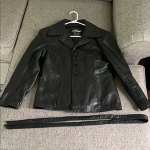 Leather women’s jacket